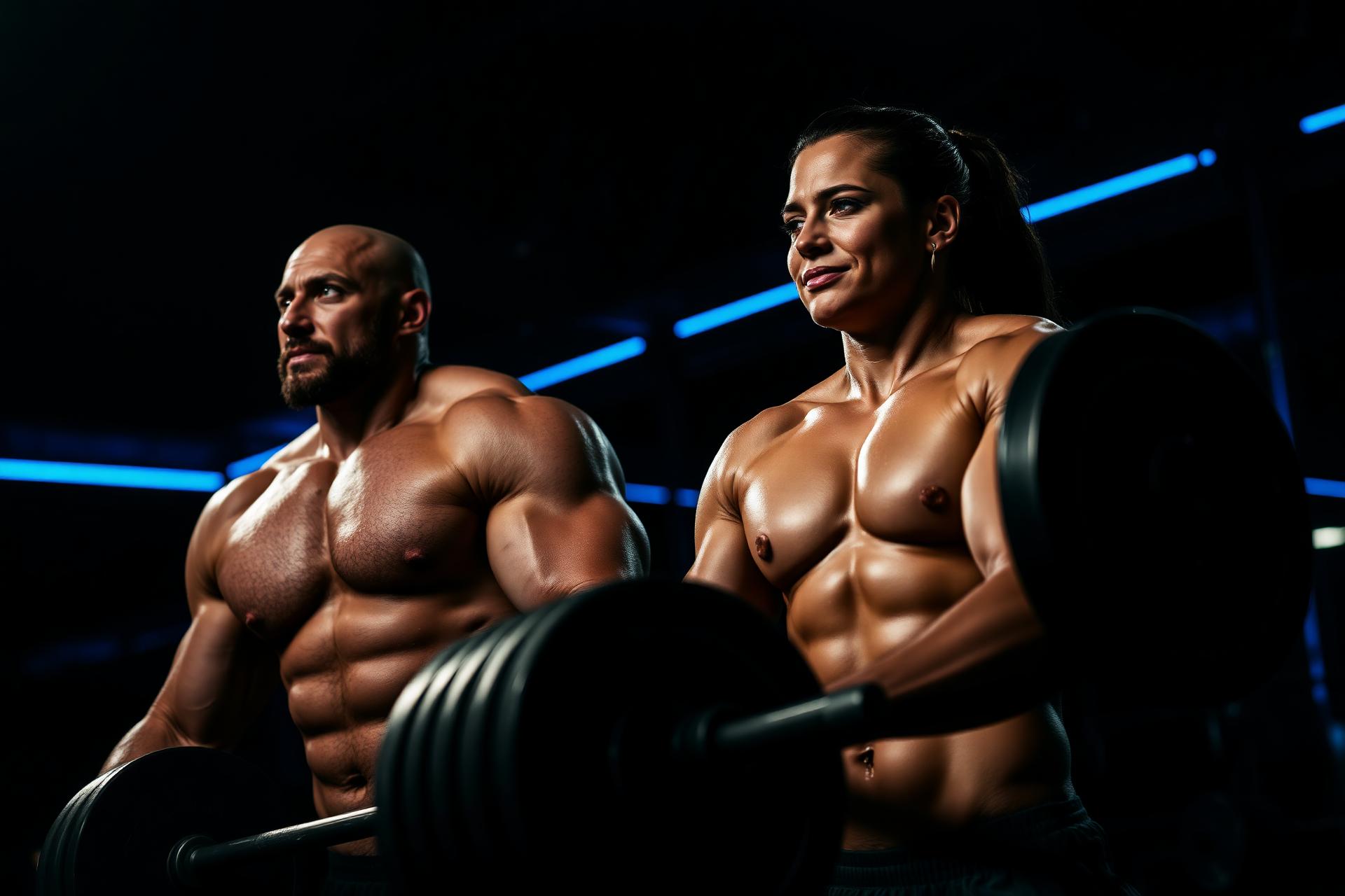 Athletes training at Fit Bit Gym